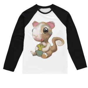 Squirrel Sublimation Baseball Long Sleeve T-Shirt