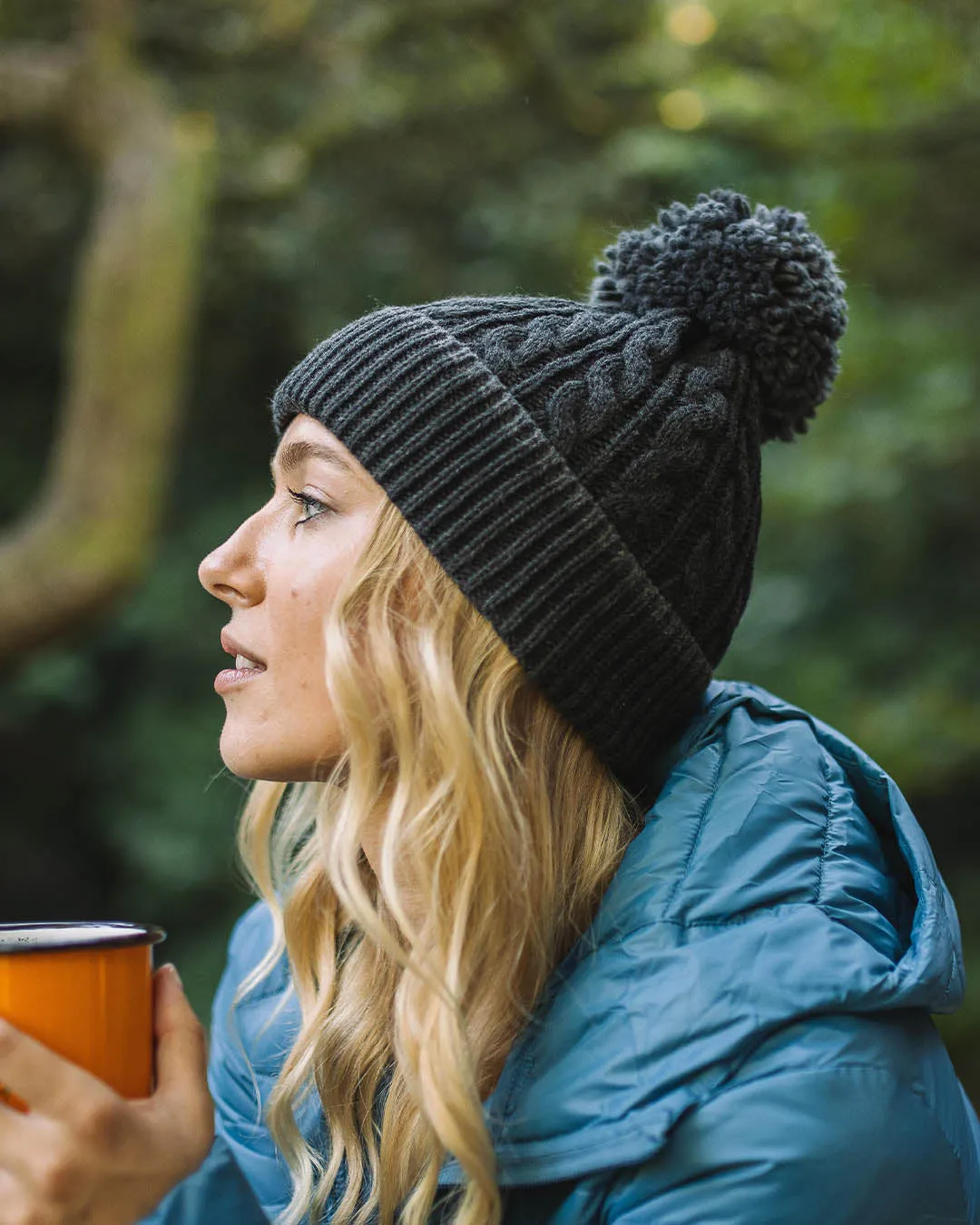 Stoke Bobble Hat - Faded Black