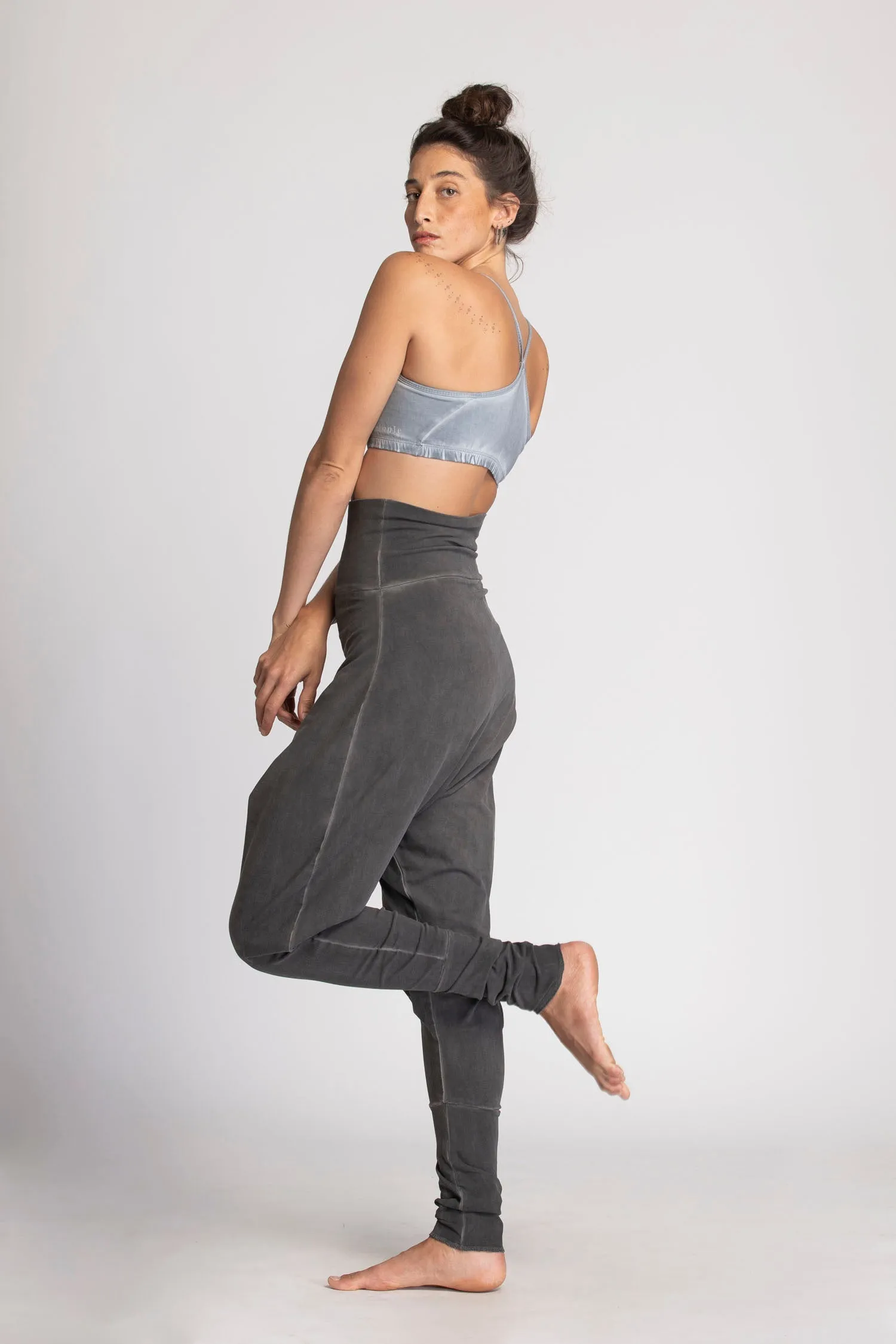 Stonewash Harem Pants