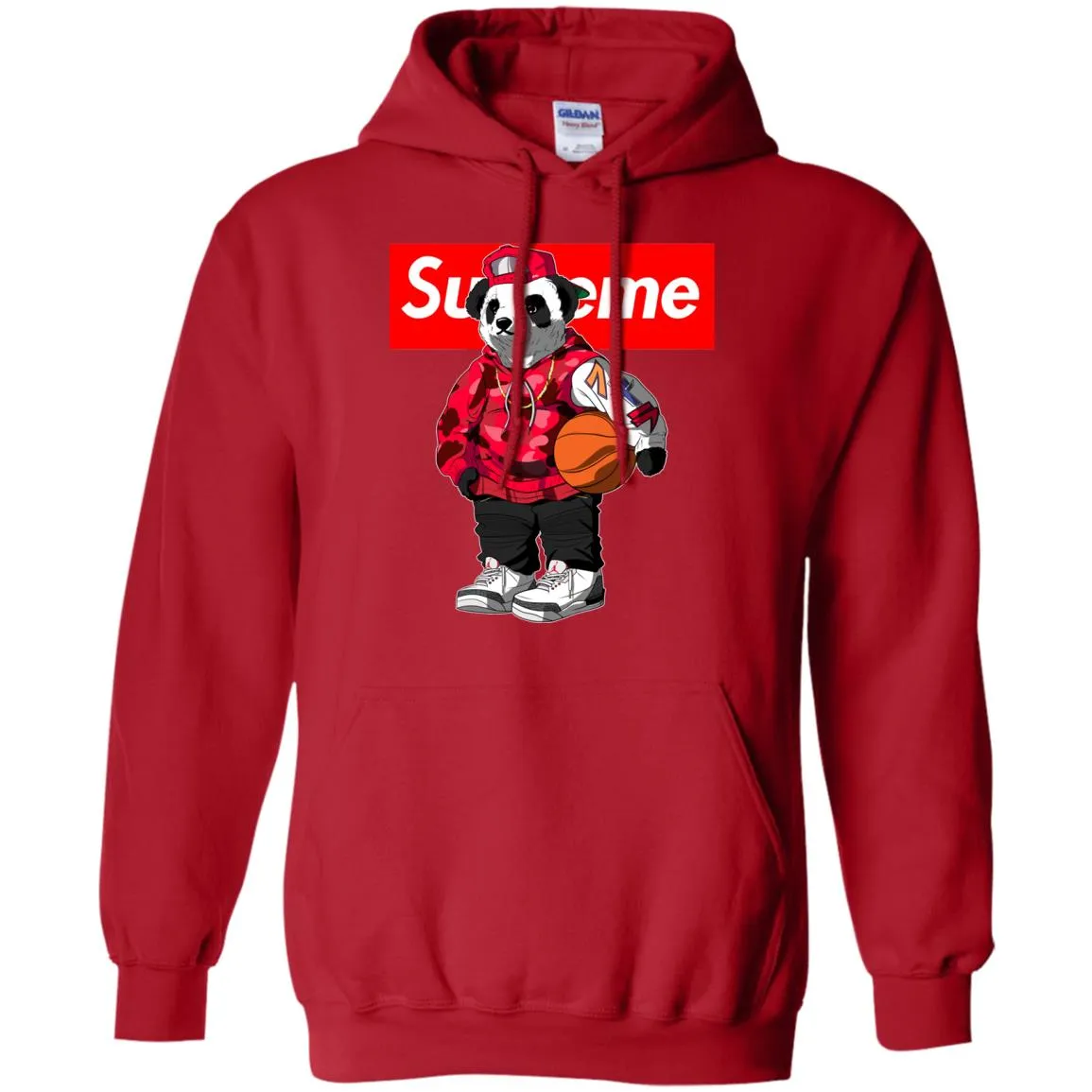 Supreme Bear Basketball T-shirt Pullover Hoodie Sweatshirt