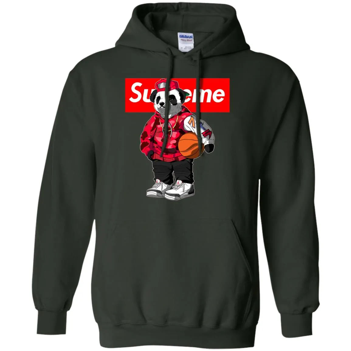 Supreme Bear Basketball T-shirt Pullover Hoodie Sweatshirt