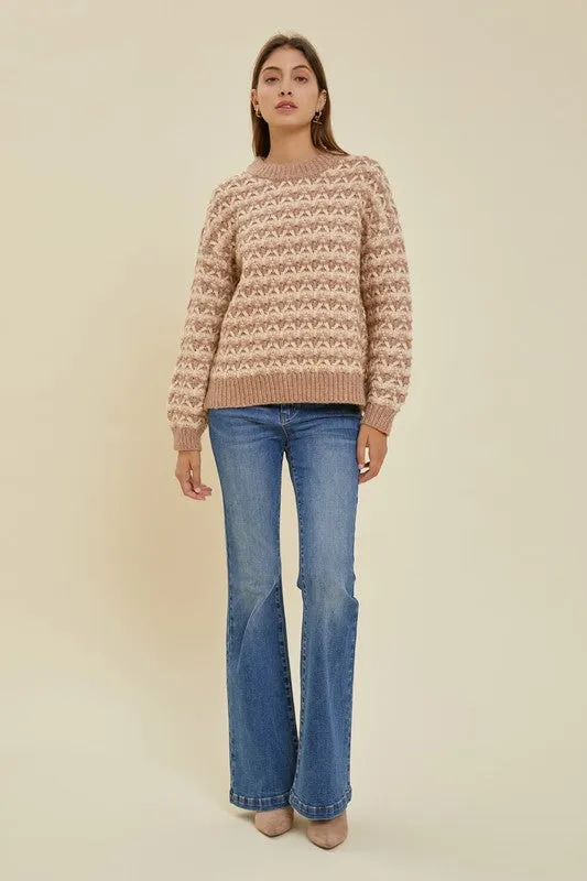 Taupe Chunky Knit Sweater