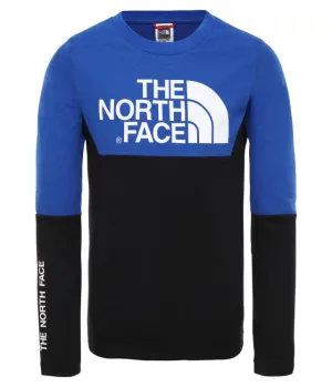 The North Face Kids Lifestyle Nf0A3Ygh-G37-1 Y South Peak L/S T-shirt blck/blue