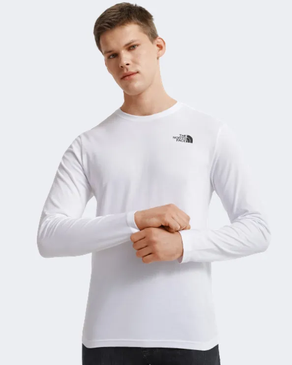 The North Face Redbox Long-Sleeve Men Lifestyle Long Sleeve White/Black Nf0A493Lla91