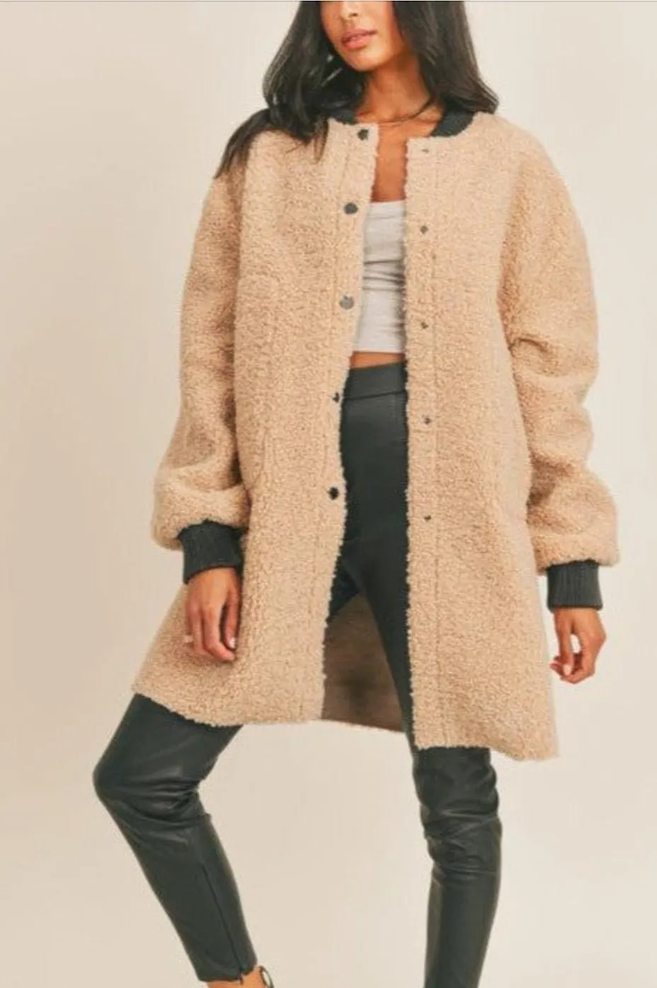 The Not From Around Sherpa Coat