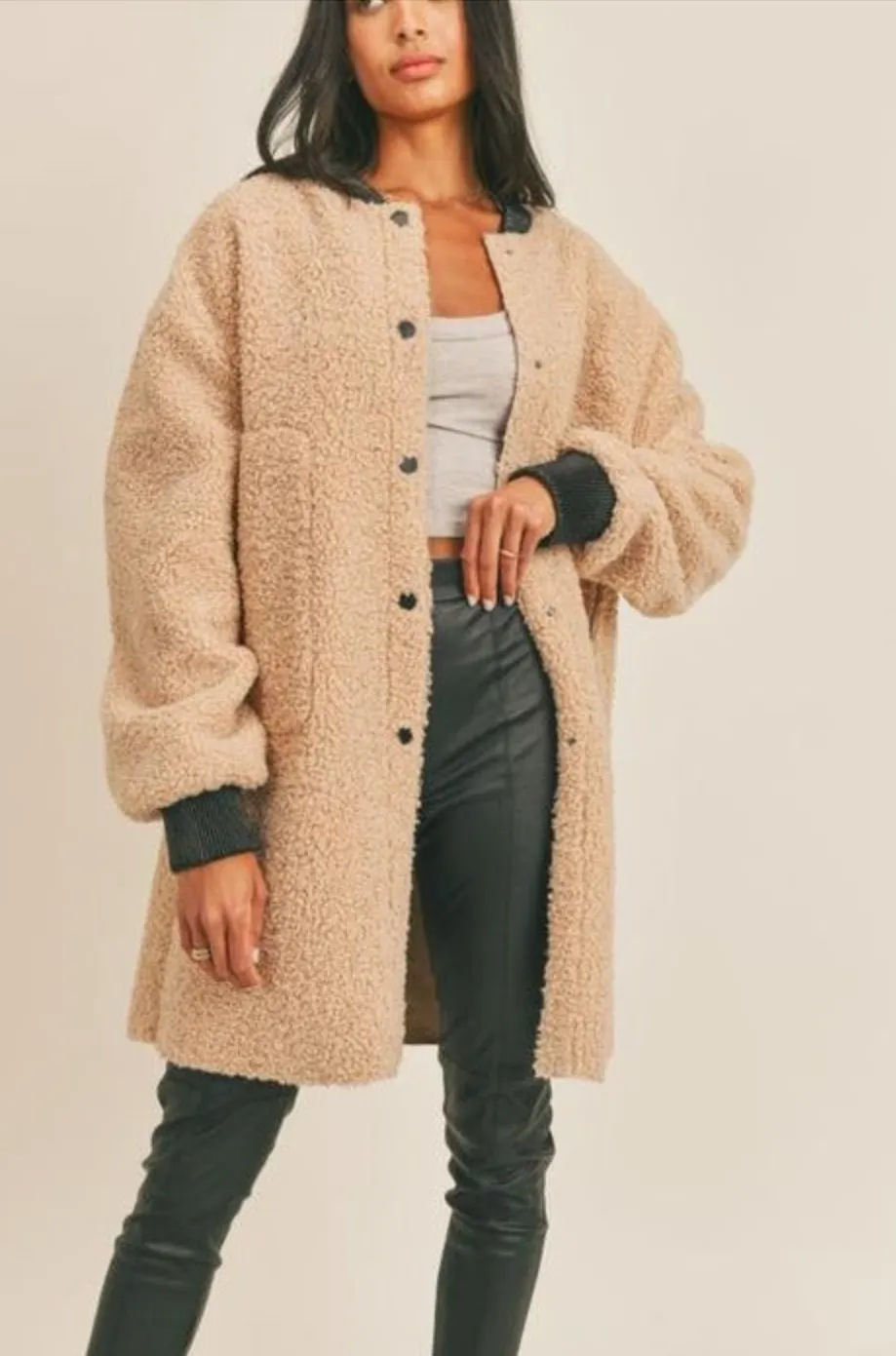 The Not From Around Sherpa Coat