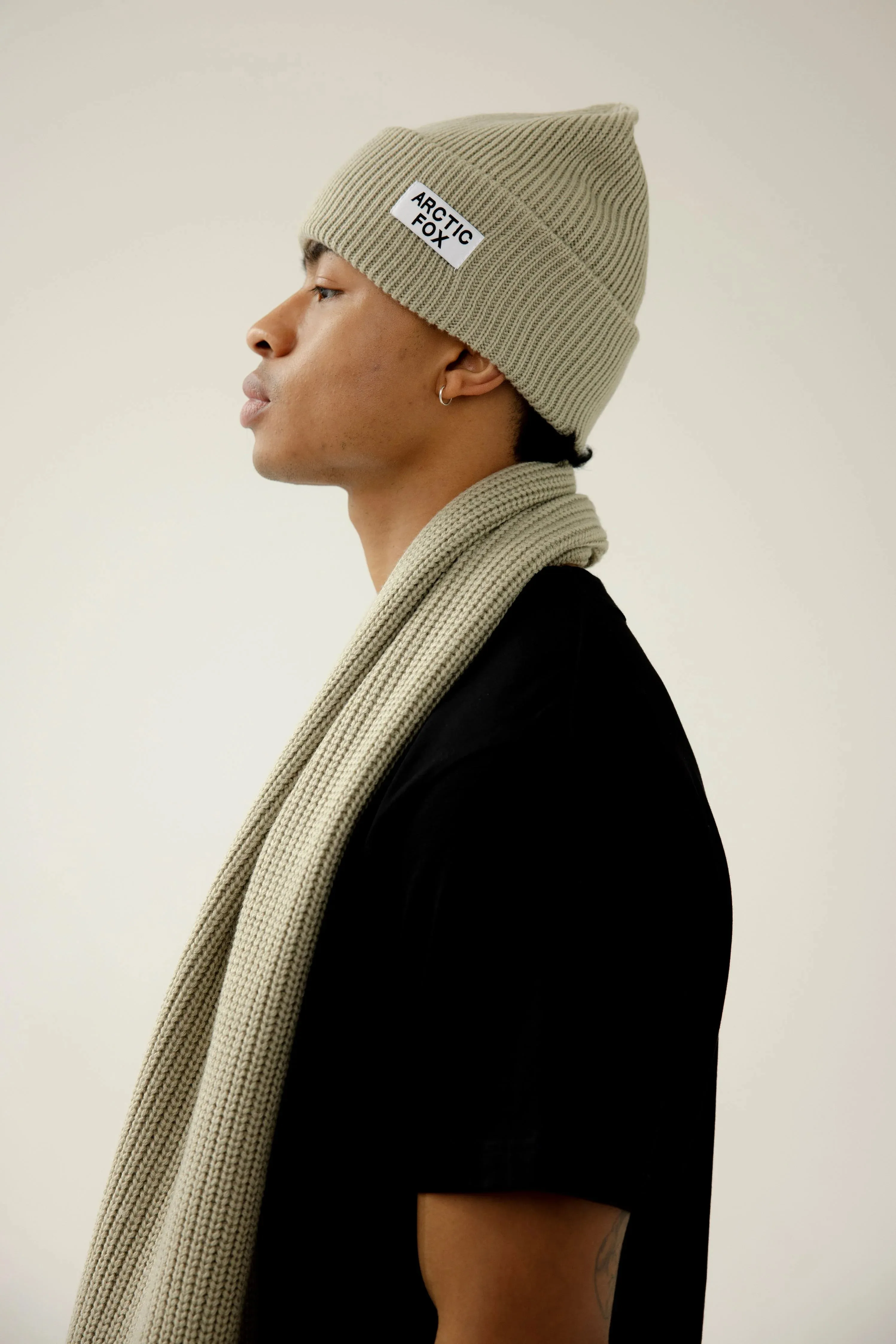 The Recycled Bottle Scarf in Arctic Grey