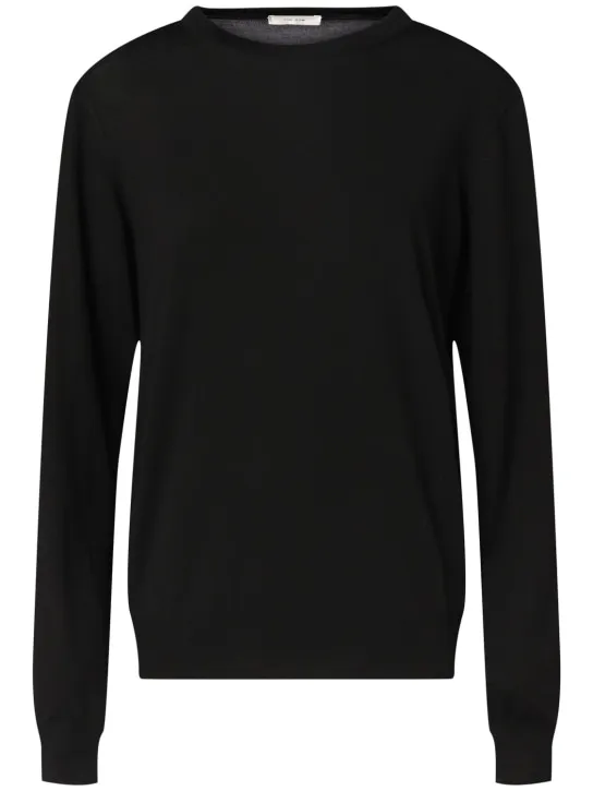 The Row   Hover cashmere knit crewneck sweater 