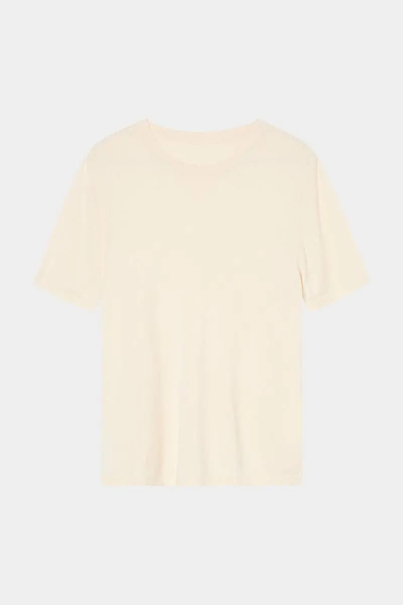 THE SILK TEE - IVORY