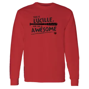 The Walking Dead Lucille Is Awesome Adult Long Sleeve T-Shirt