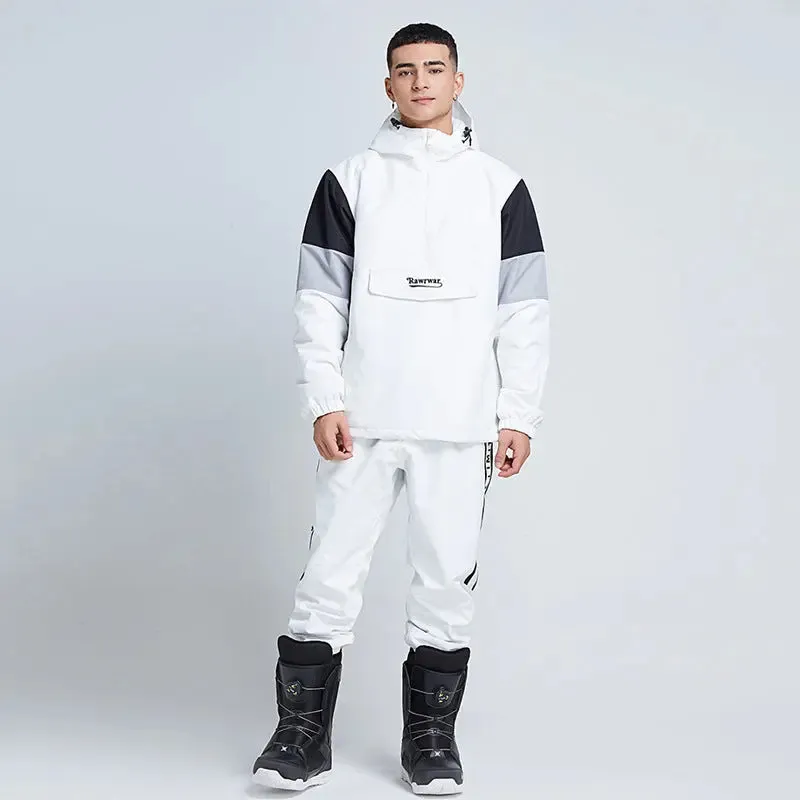 Unisex Outdoor Snowboarding Anorak Jacket & Pants Set