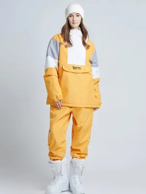 Unisex Outdoor Snowboarding Anorak Jacket & Pants Set