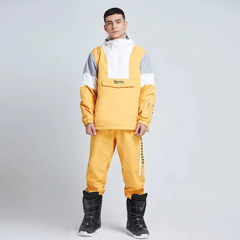 Unisex Outdoor Snowboarding Anorak Jacket & Pants Set