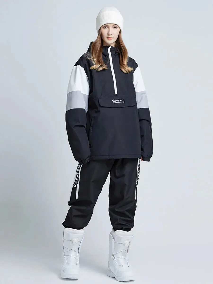 Unisex Outdoor Snowboarding Anorak Jacket & Pants Set