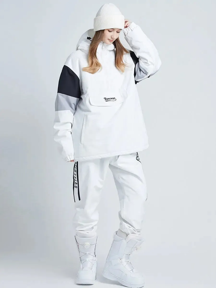 Unisex Outdoor Snowboarding Anorak Jacket & Pants Set