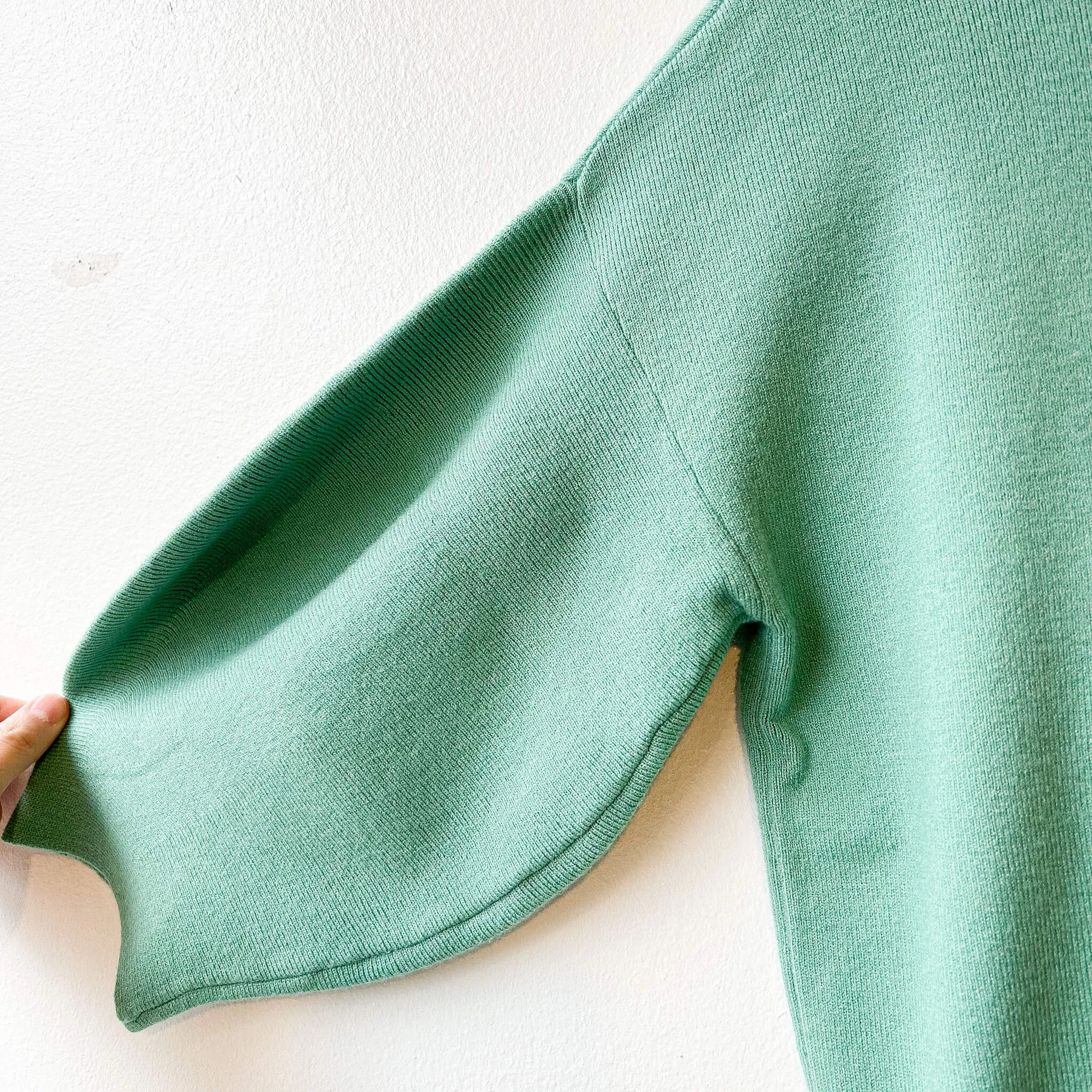 Wagen | Soft Puff Half Sleeve Sweater