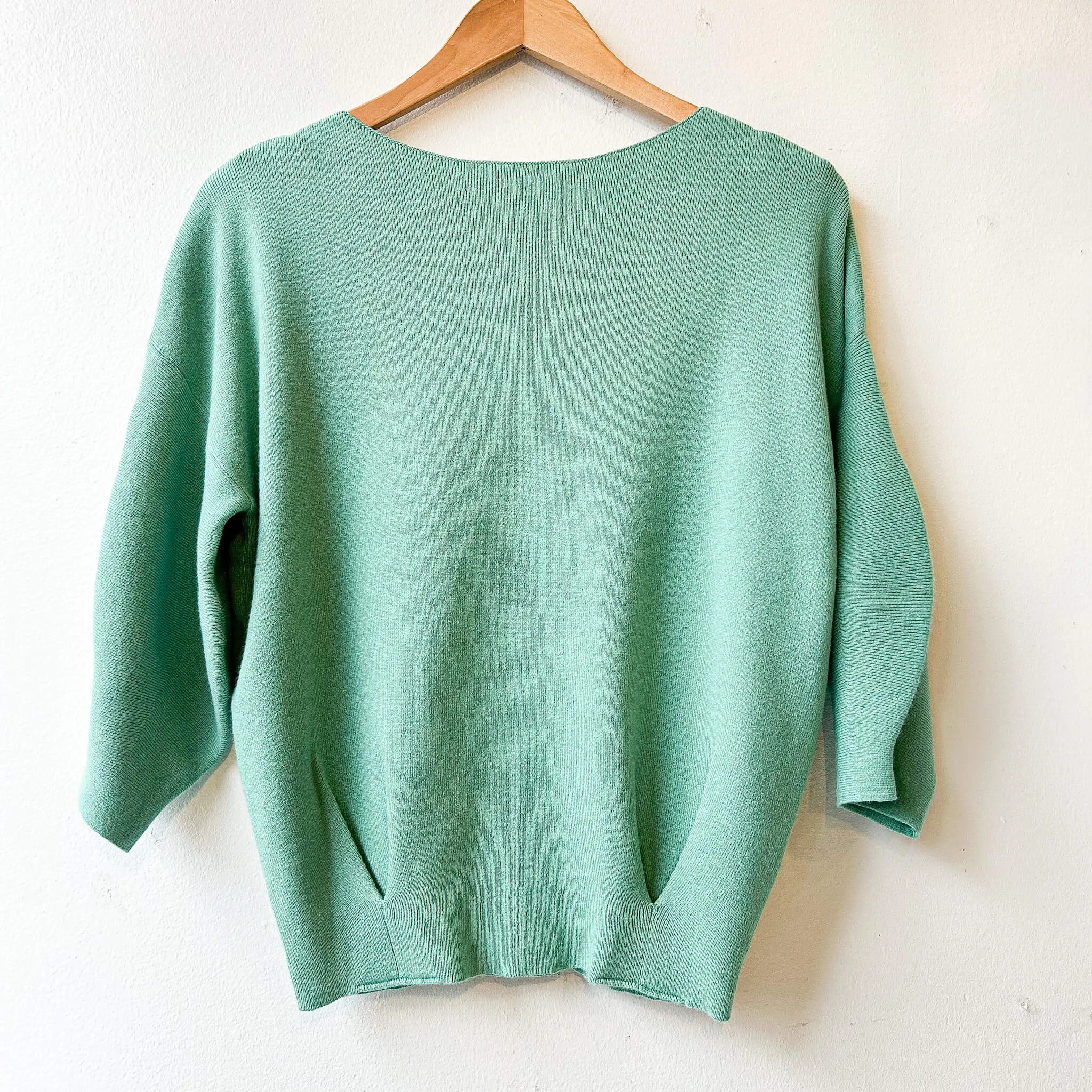 Wagen | Soft Puff Half Sleeve Sweater