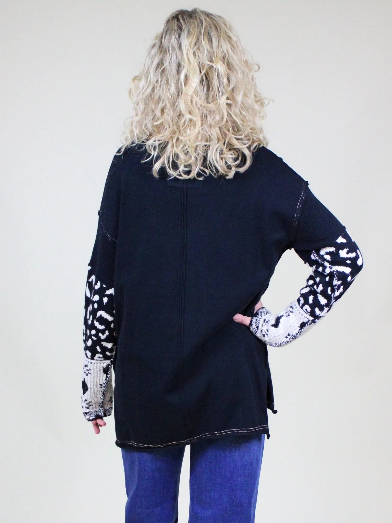 We the Free Tiger Style Cuff Knit Top