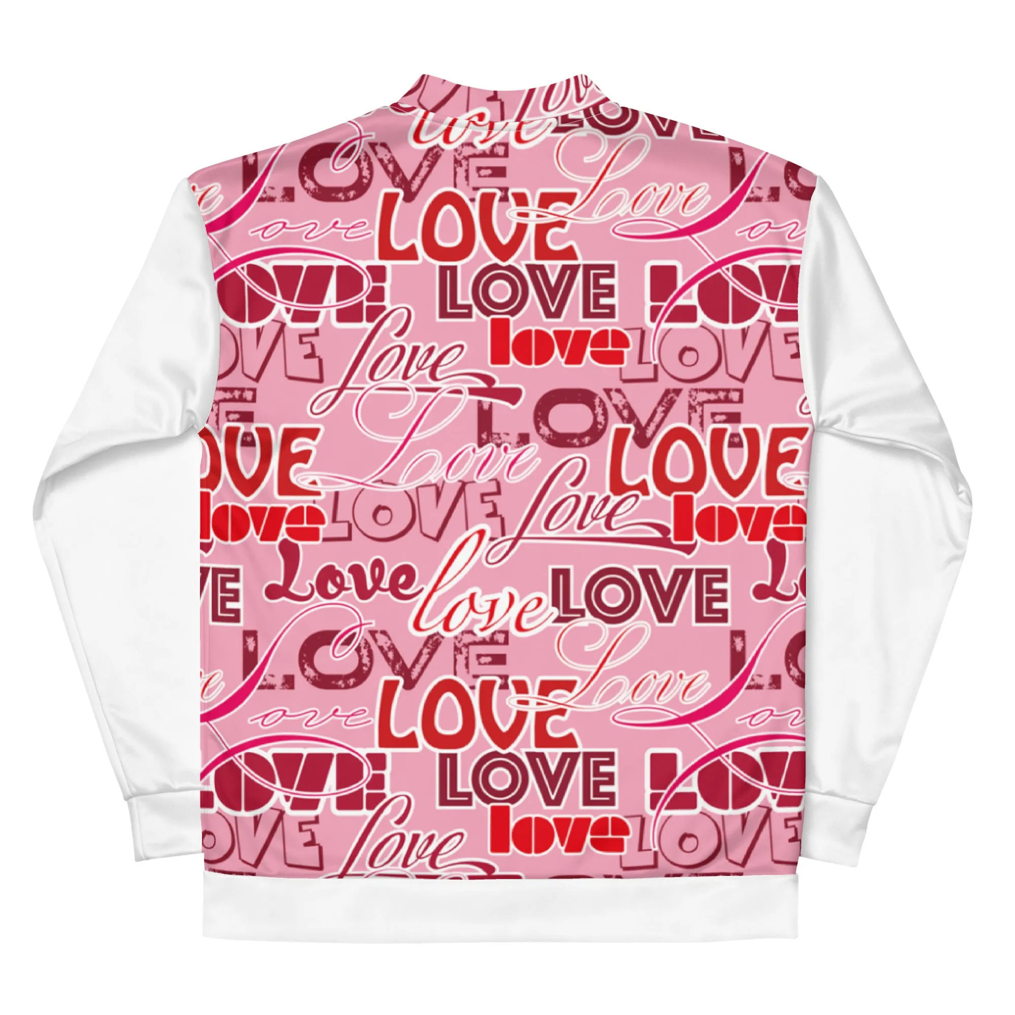 Women Bomber Jacket With Pockets Zipper Premium Quality Fashion Love Design by IOBI Original Apparel