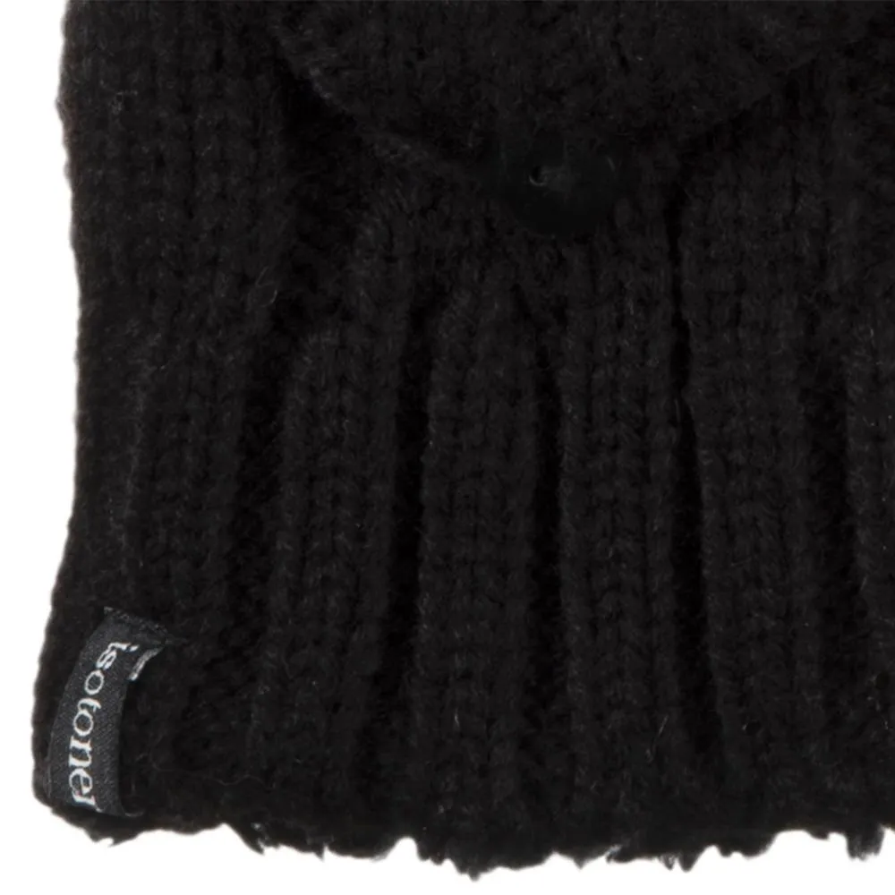 Women’s Isotoner Chunky Cable Knit Flip-Top Mittens