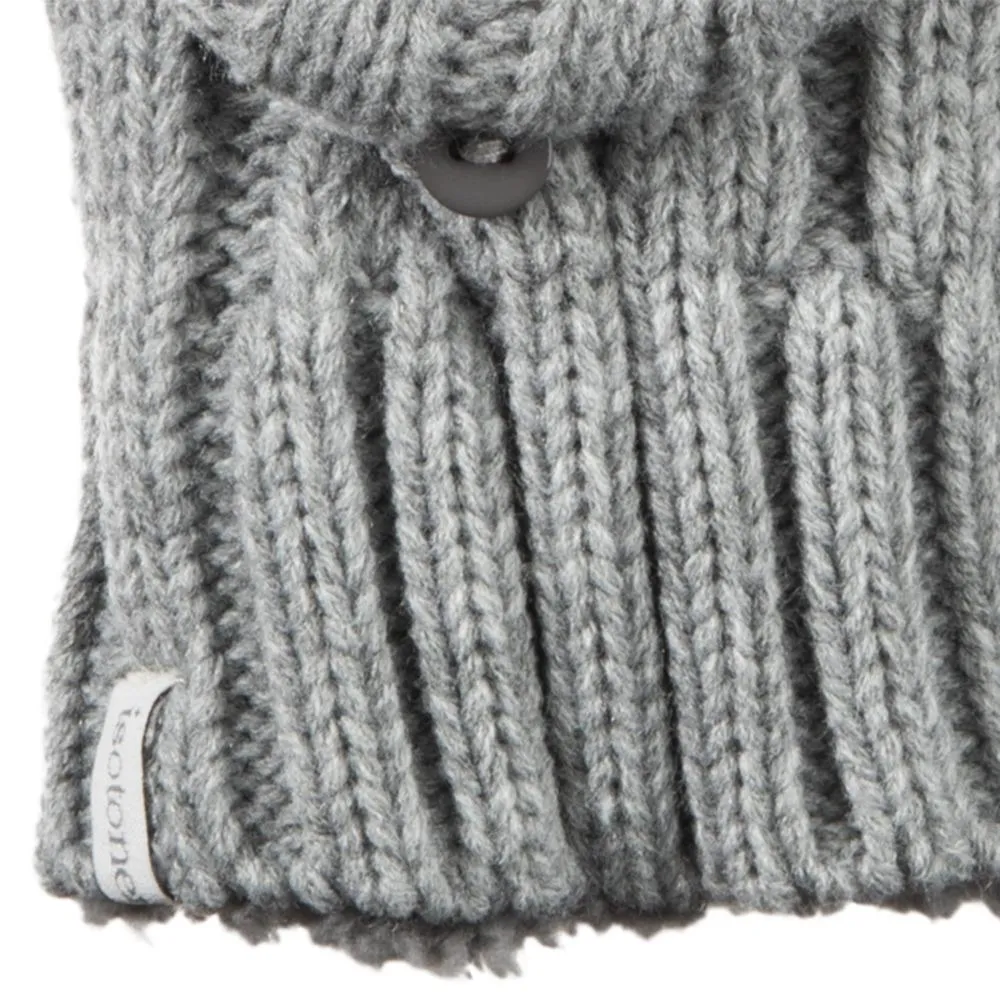 Women’s Isotoner Chunky Cable Knit Flip-Top Mittens