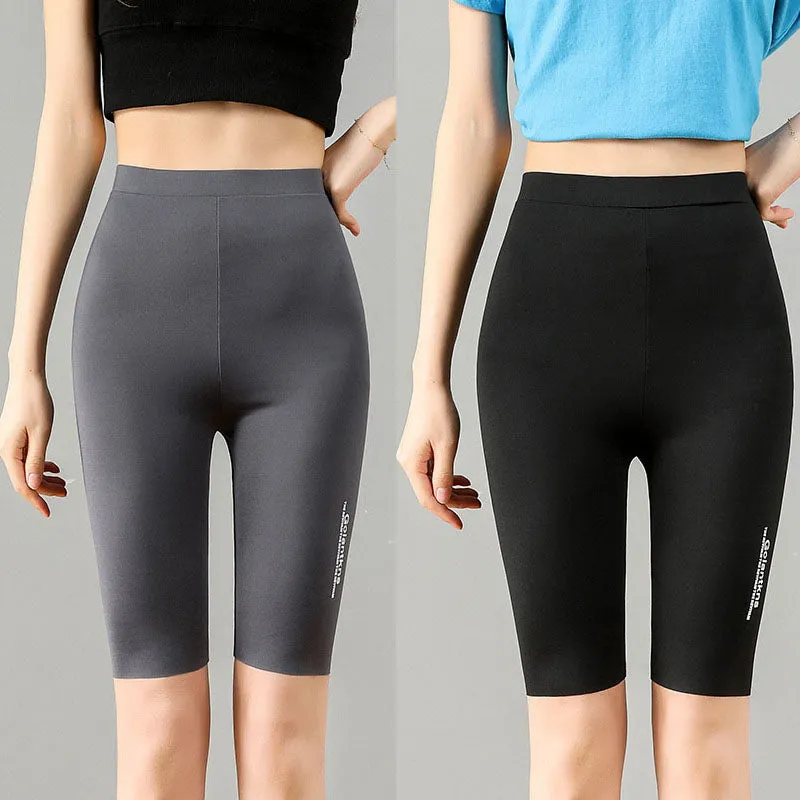 Women's Skinny Sports Five-point Pants