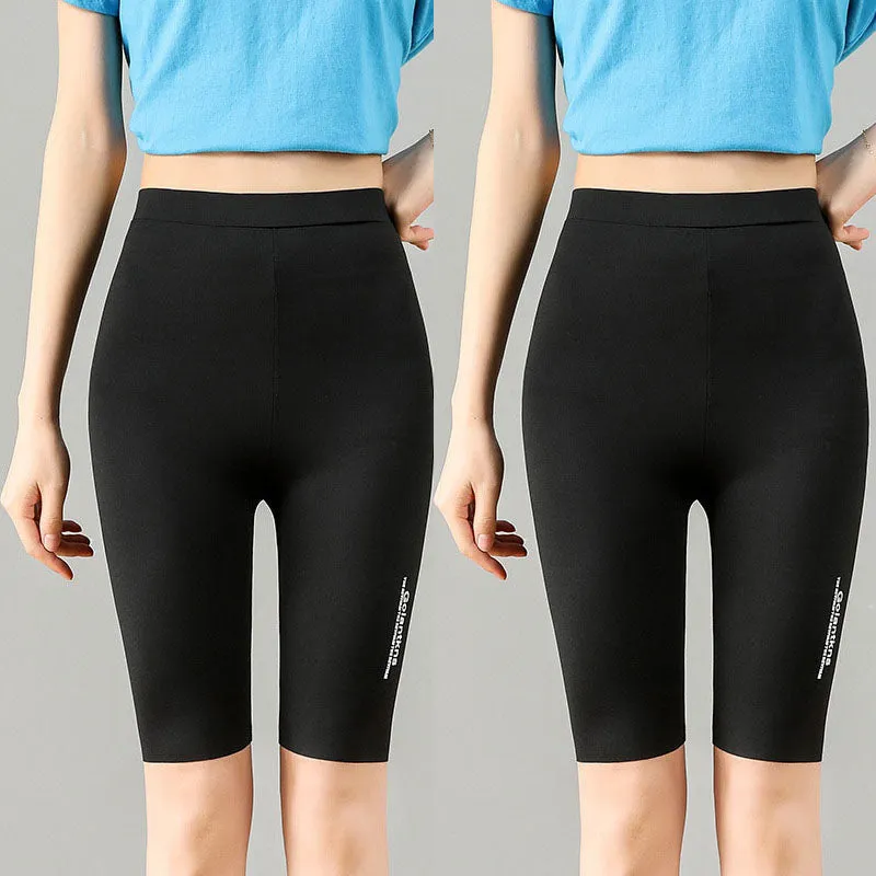 Women's Skinny Sports Five-point Pants