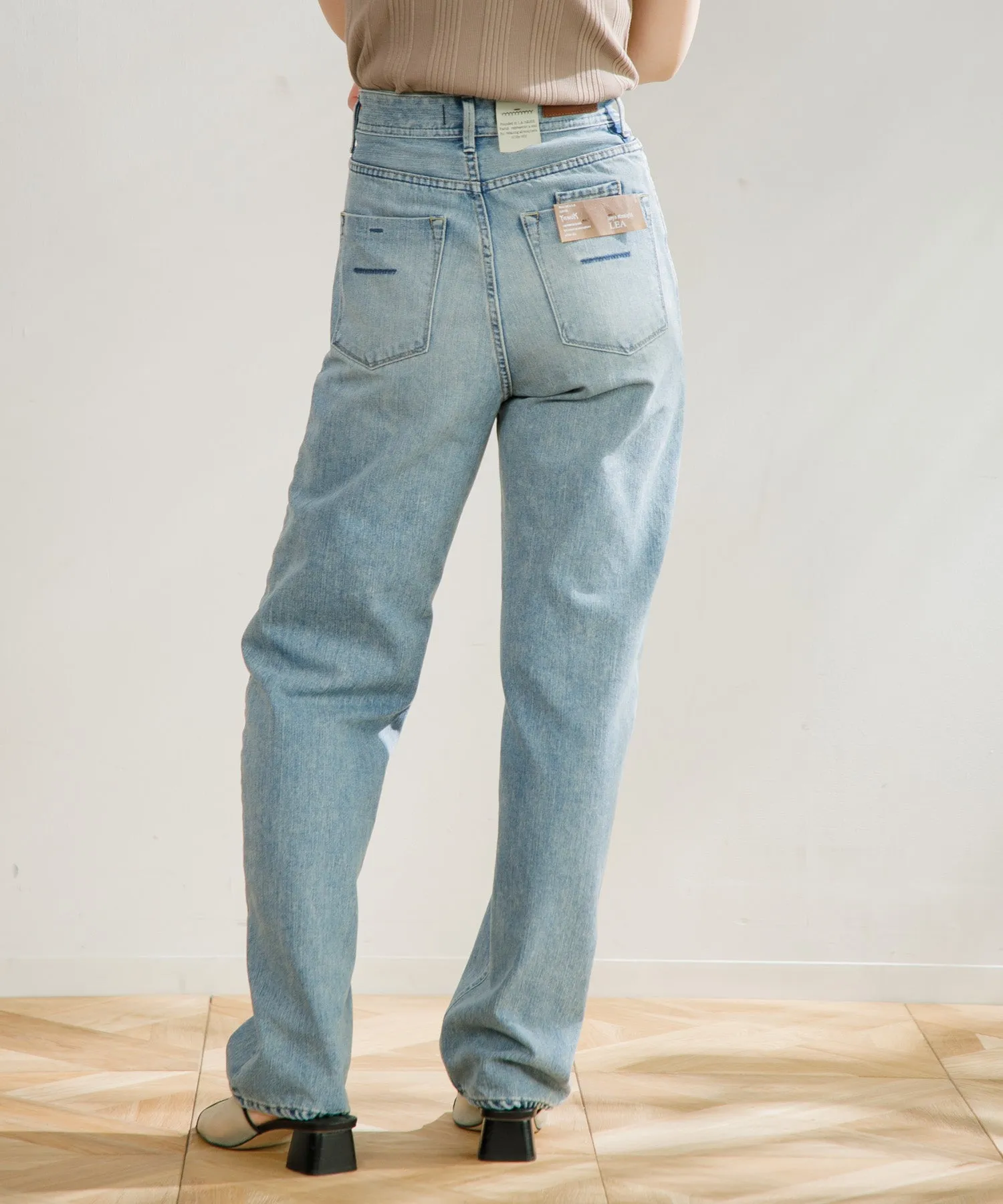 【WOMEN】YANUK ボーイズストレート LEA  TVS Trick Denim