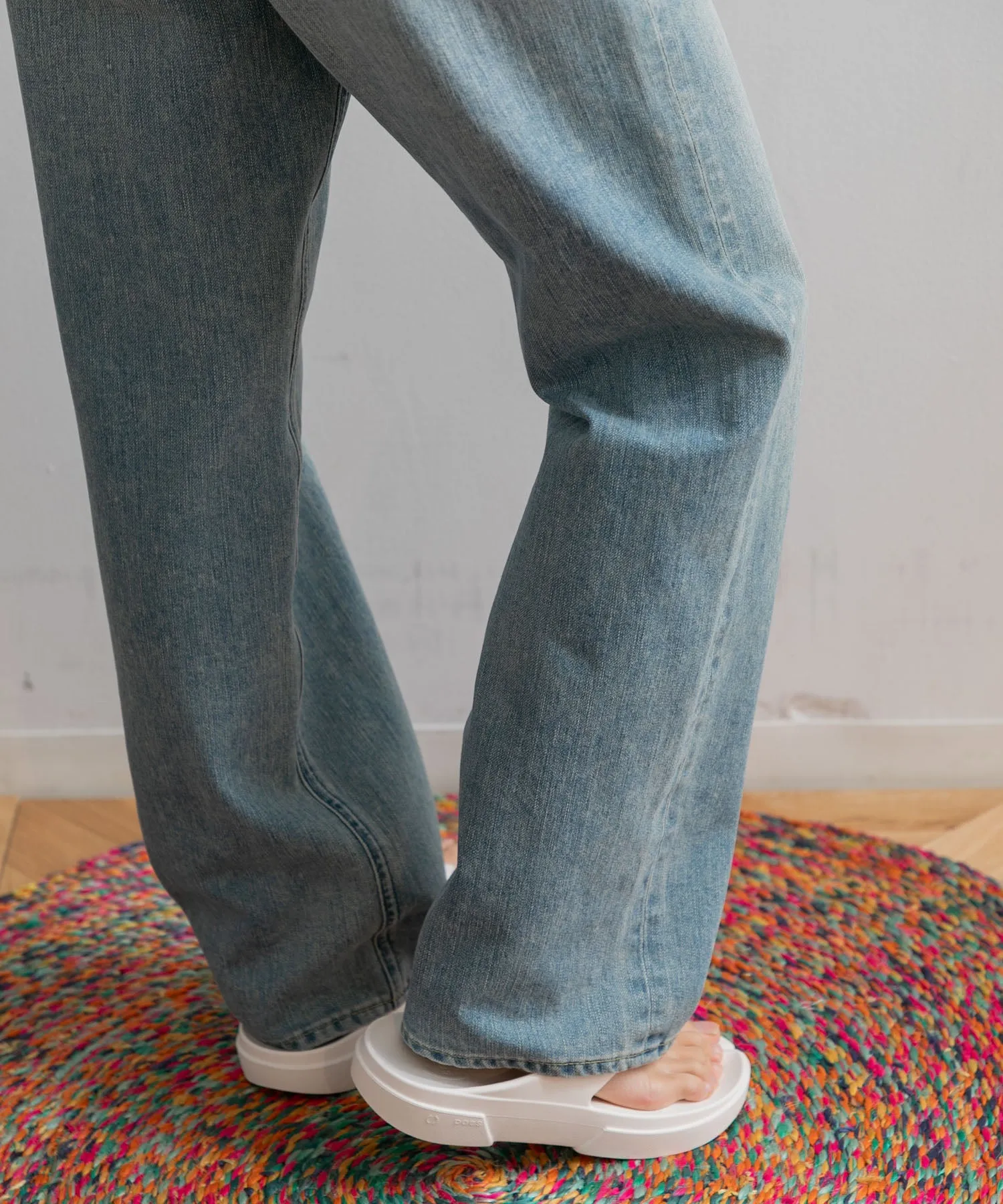 【WOMEN】YANUK ボーイズストレート LEA  TVS Trick Denim